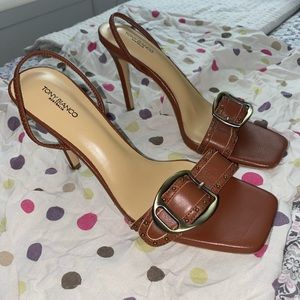 Tony Bianco leather high heels